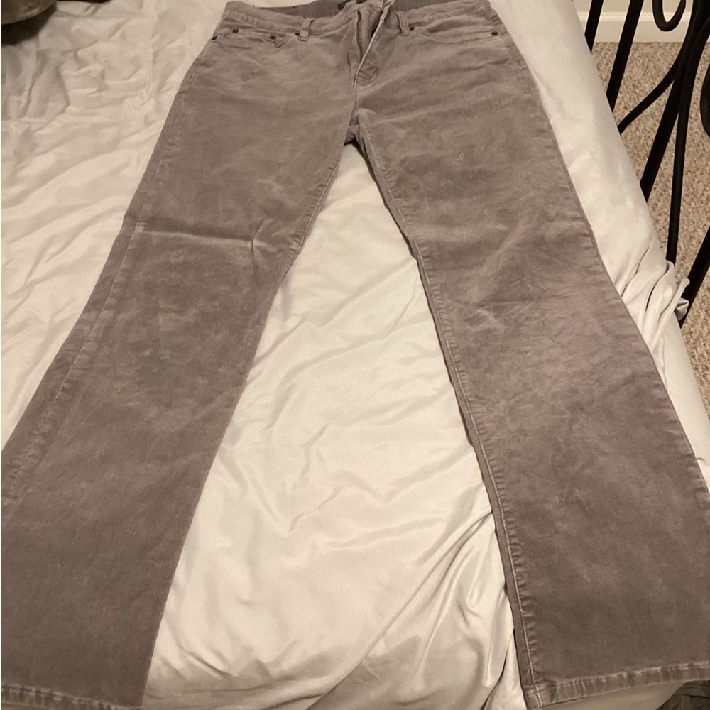 Ralph Lauren size 10 Gray Corduroy Pants